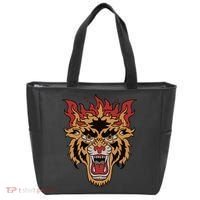 Tiger Flames Tote Bag thumb 0