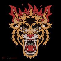 Tiger Flames Tote Bag thumb 4