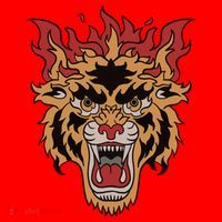 Tiger Flames Santa Hat thumb 1