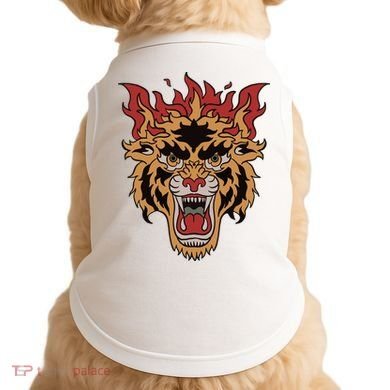 Tiger Flames Doggie Tank