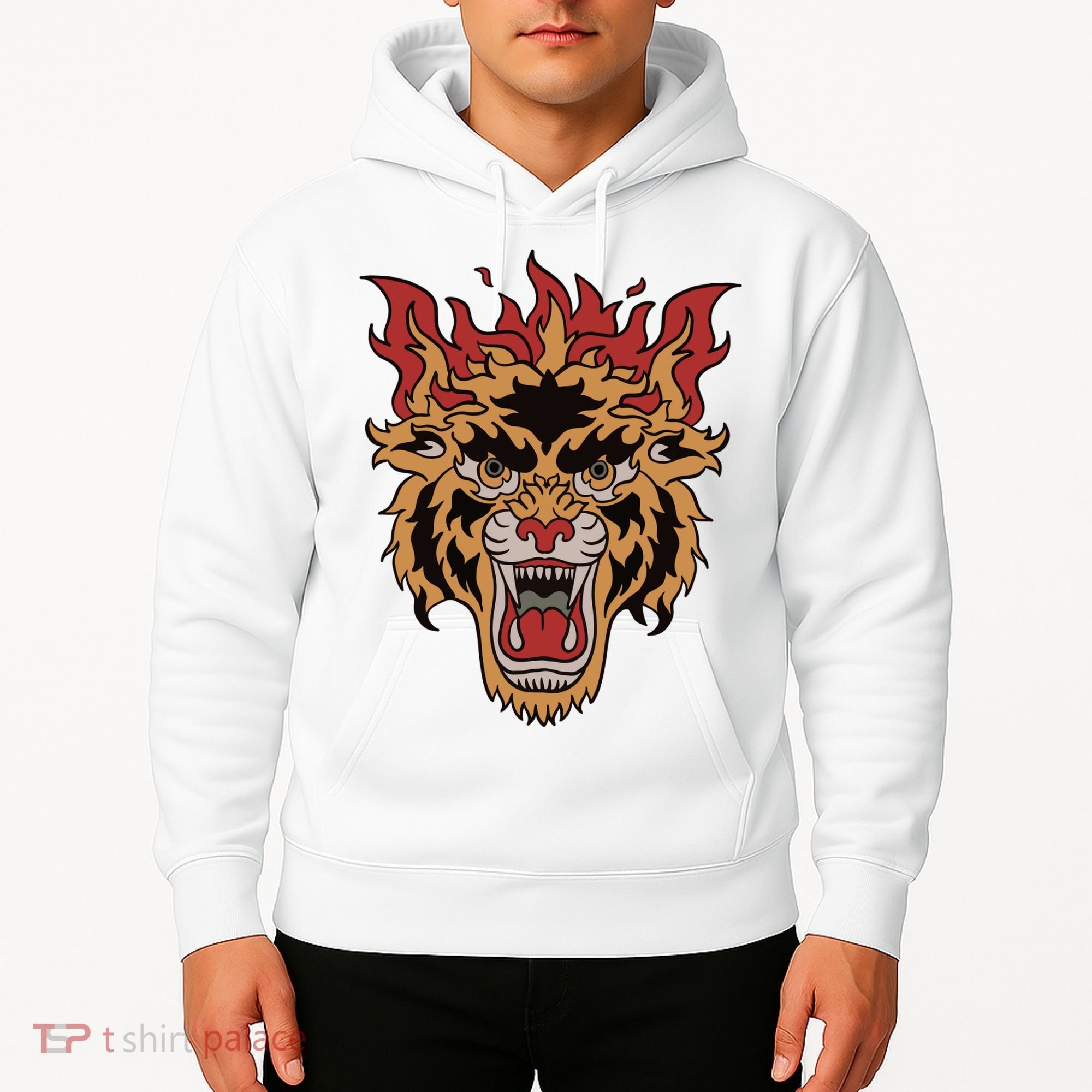 Tiger Flames Hoodie