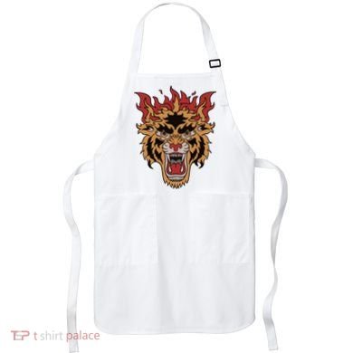 Tiger Flames Apron