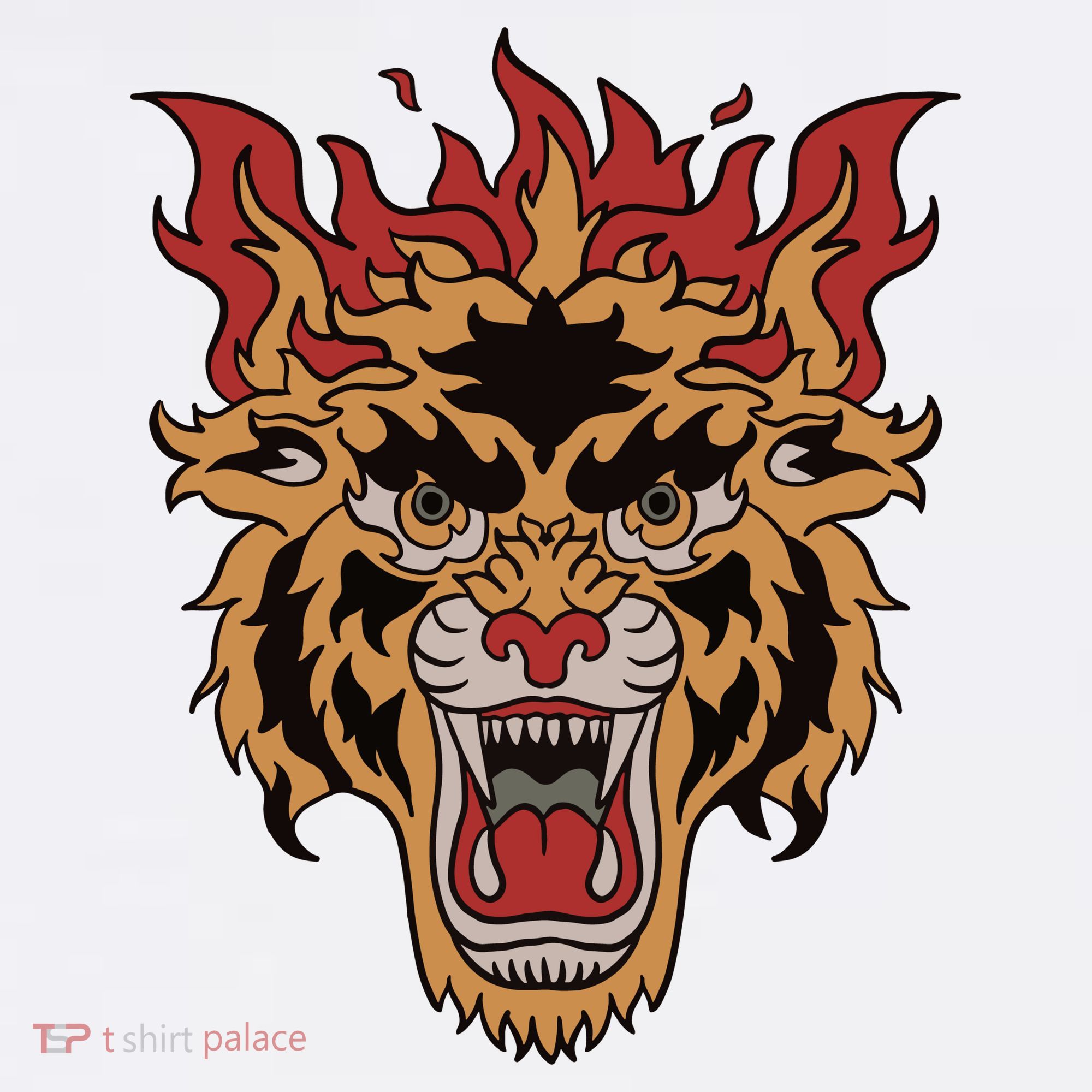 Tiger Flames T-Shirt