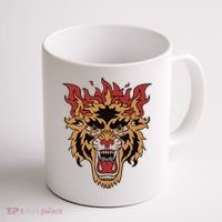 Tiger Flames Coffee Mug thumb 1
