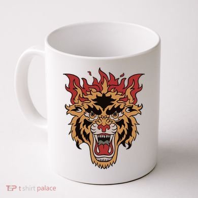Tiger Flames Coffee Mug