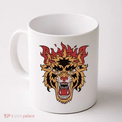 Tiger Flames Coffee Mug