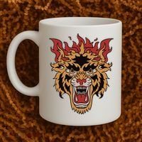 Tiger Flames Coffee Mug thumb 2