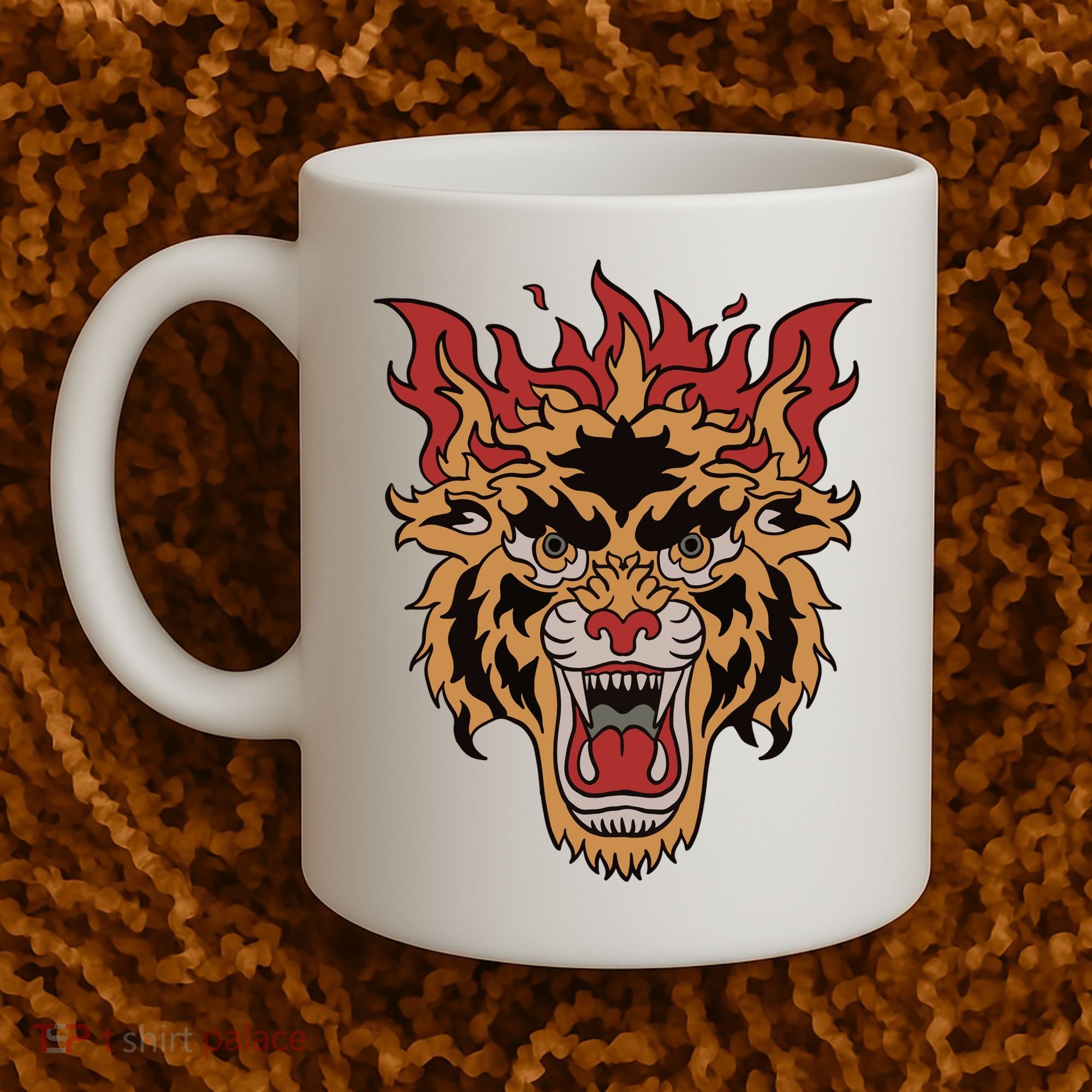 Tiger Flames Coffee Mug