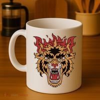 Tiger Flames Coffee Mug thumb 4