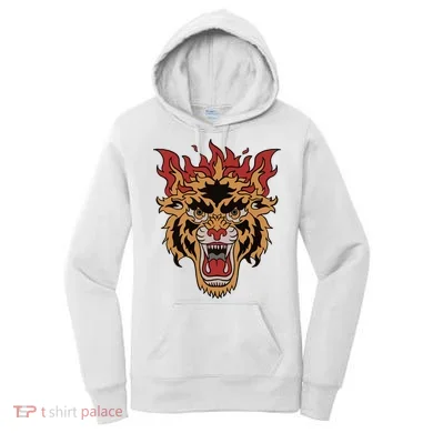 Tiger Flames Women's Hoodie