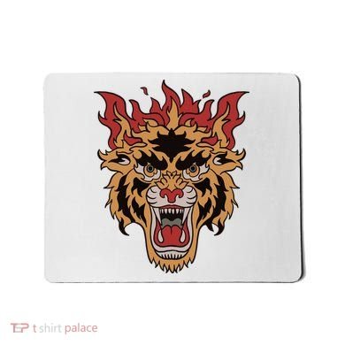 Tiger Flames Mousepad