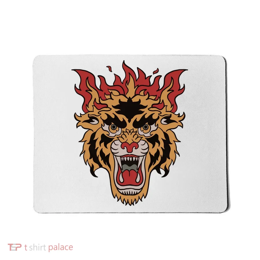 Tiger Flames Mousepad