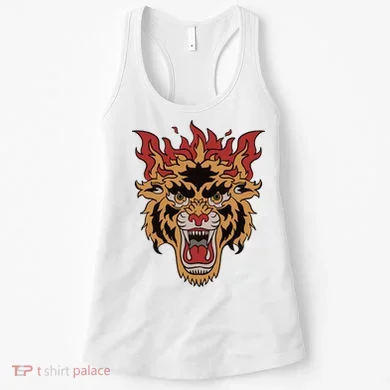 Tiger Flames Women's Tank Top