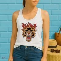 Tiger Flames Women's Tank Top thumb 2