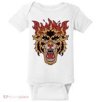 Tiger Flames Baby Bodysuit thumb 0
