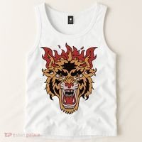 Tiger Flames Tank Top thumb 2