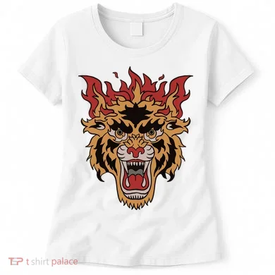 Tiger Flames Women's T-Shirt