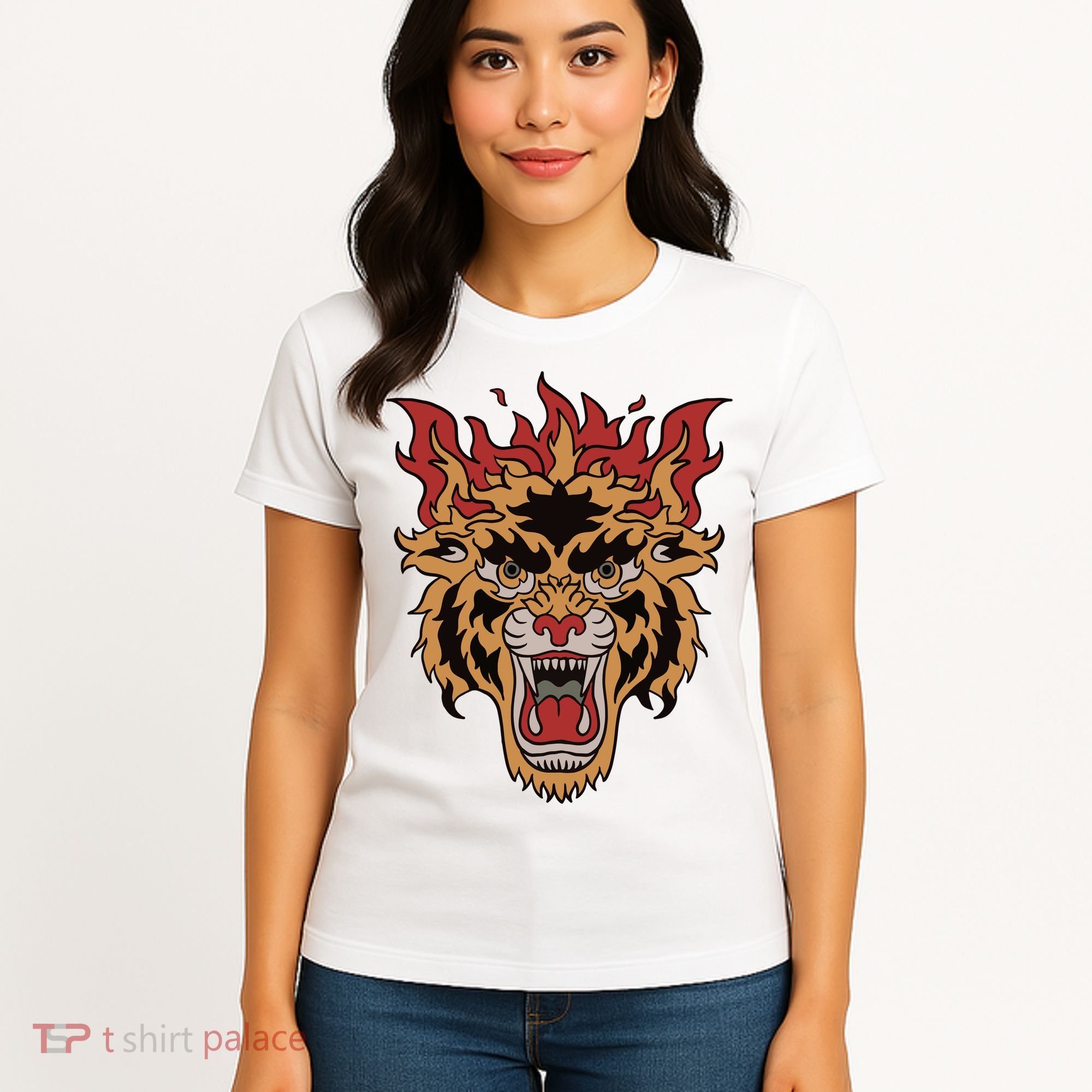 Tiger Flames Women's T-Shirt
