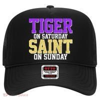 Tiger On Saturday Saint On Sunday Louisiana Football Hat thumb 0