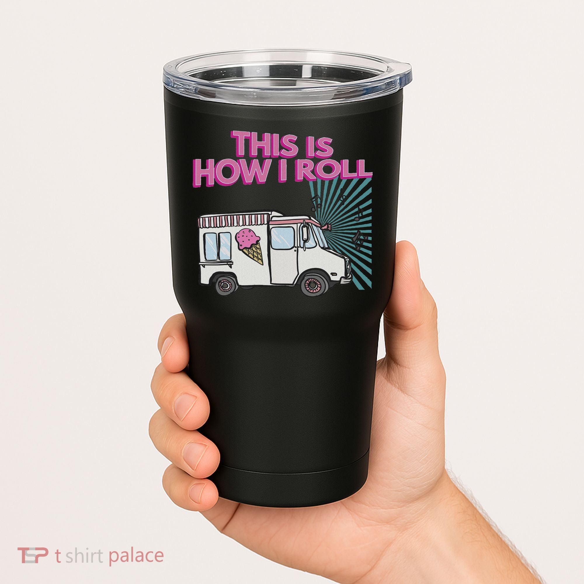 This Is How I Roll Funny Casual Ice Cream Truck Gift Tumbler