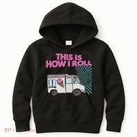 This Is How I Roll Funny Casual Ice Cream Truck Gift Kids Hoodie thumb 0