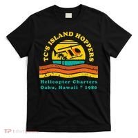TcS Island Hoppers Helicopter Charters Hawaii Since 1980 T-Shirt thumb 0