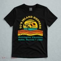 TcS Island Hoppers Helicopter Charters Hawaii Since 1980 T-Shirt thumb 5