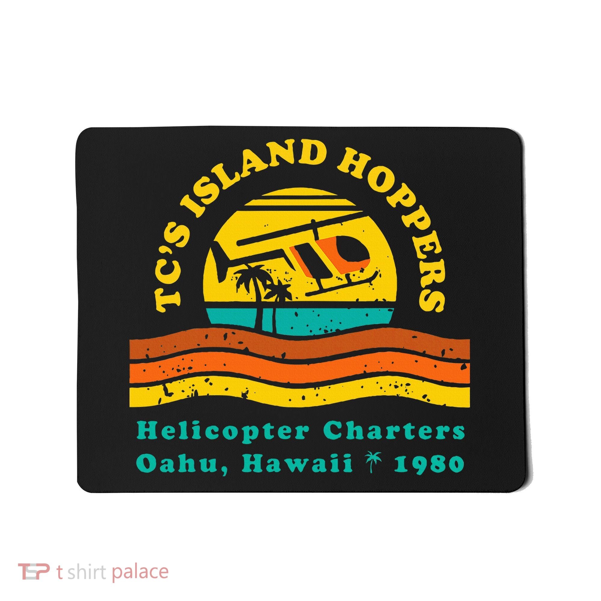 TcS Island Hoppers Helicopter Charters Hawaii Since 1980 Mousepad