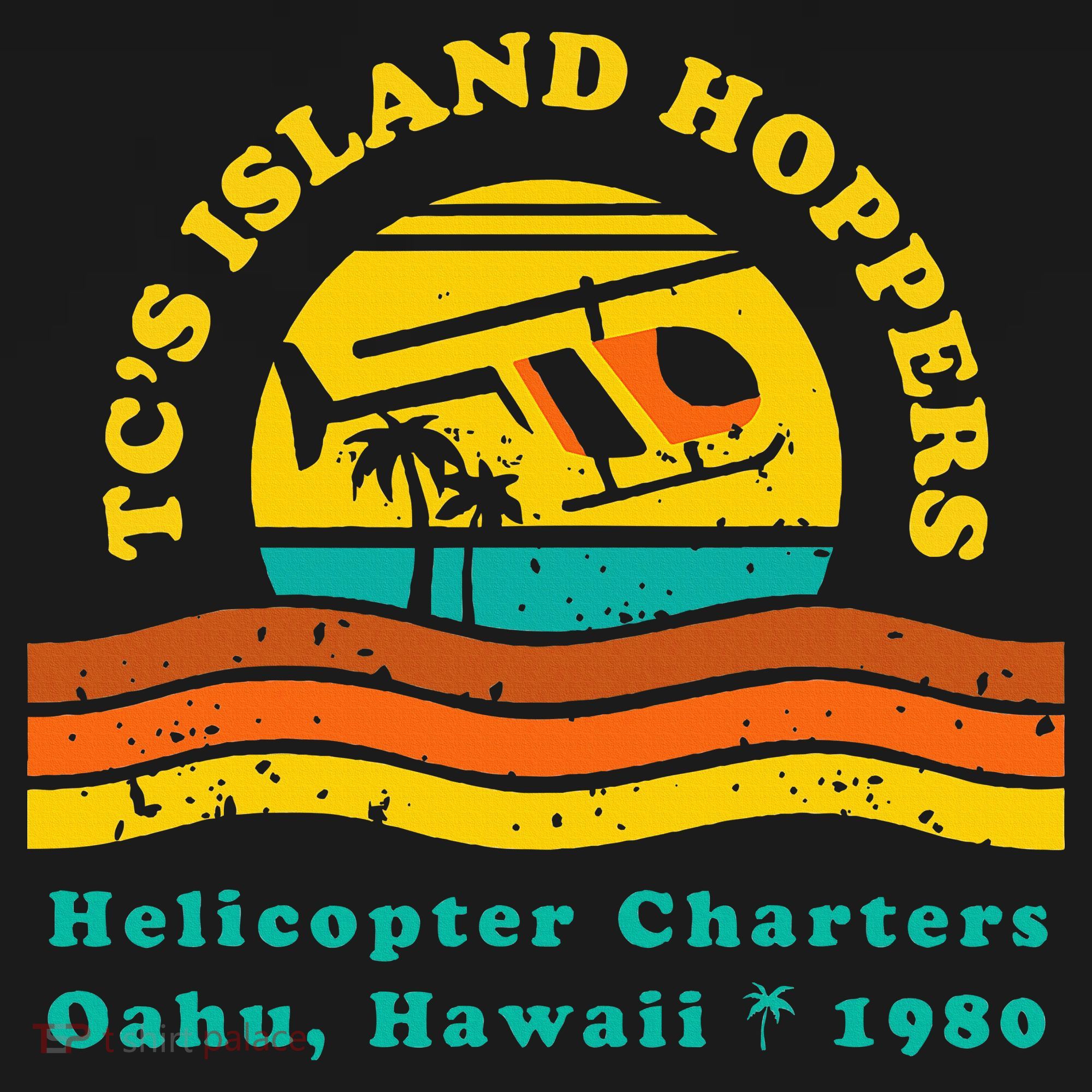 TcS Island Hoppers Helicopter Charters Hawaii Since 1980 Mousepad