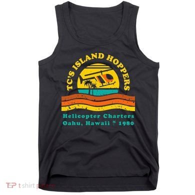TcS Island Hoppers Helicopter Charters Hawaii Since 1980 Tank Top