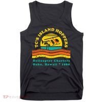 TcS Island Hoppers Helicopter Charters Hawaii Since 1980 Tank Top thumb 0