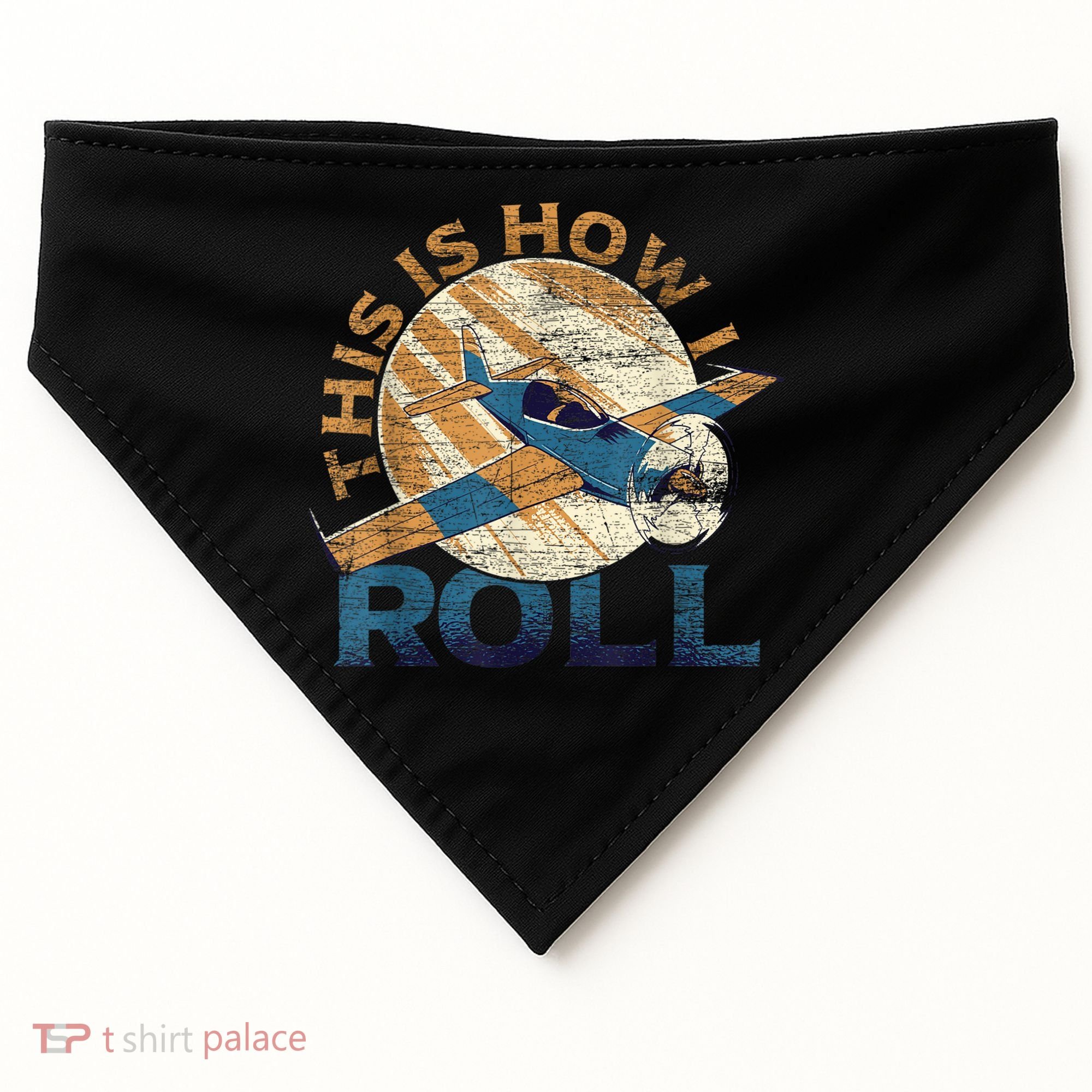 This Is How I Roll Pilot USA-Made Doggie Bandana
