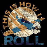 This Is How I Roll Pilot USA-Made Doggie Bandana thumb 2