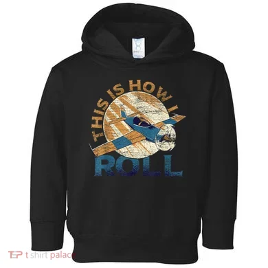 This Is How I Roll Pilot Toddler Hoodie