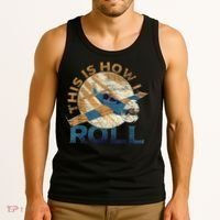 This Is How I Roll Pilot Tank Top thumb 3