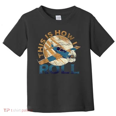 This Is How I Roll Pilot Toddler T-Shirt