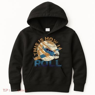 This Is How I Roll Pilot Kids Hoodie