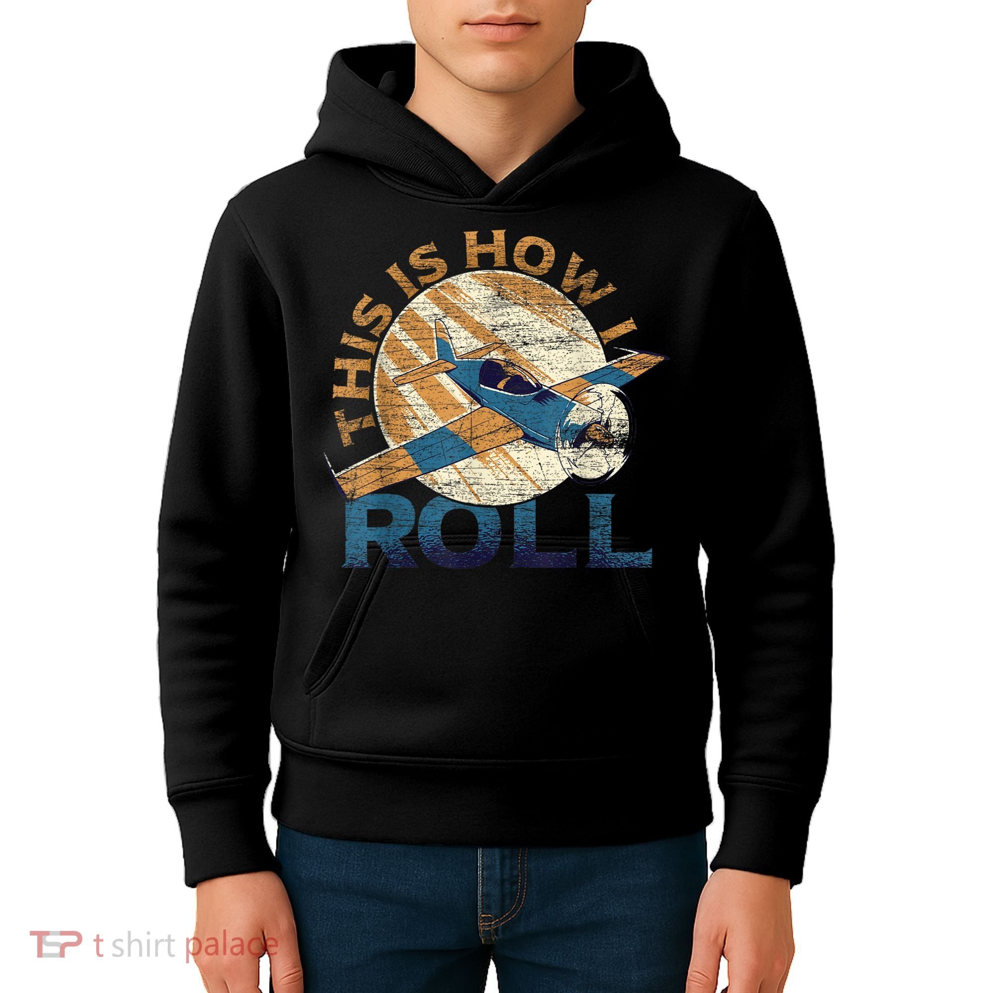 This Is How I Roll Pilot Kids Hoodie