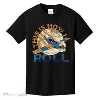 This Is How I Roll Pilot Kids T-Shirt thumb 0