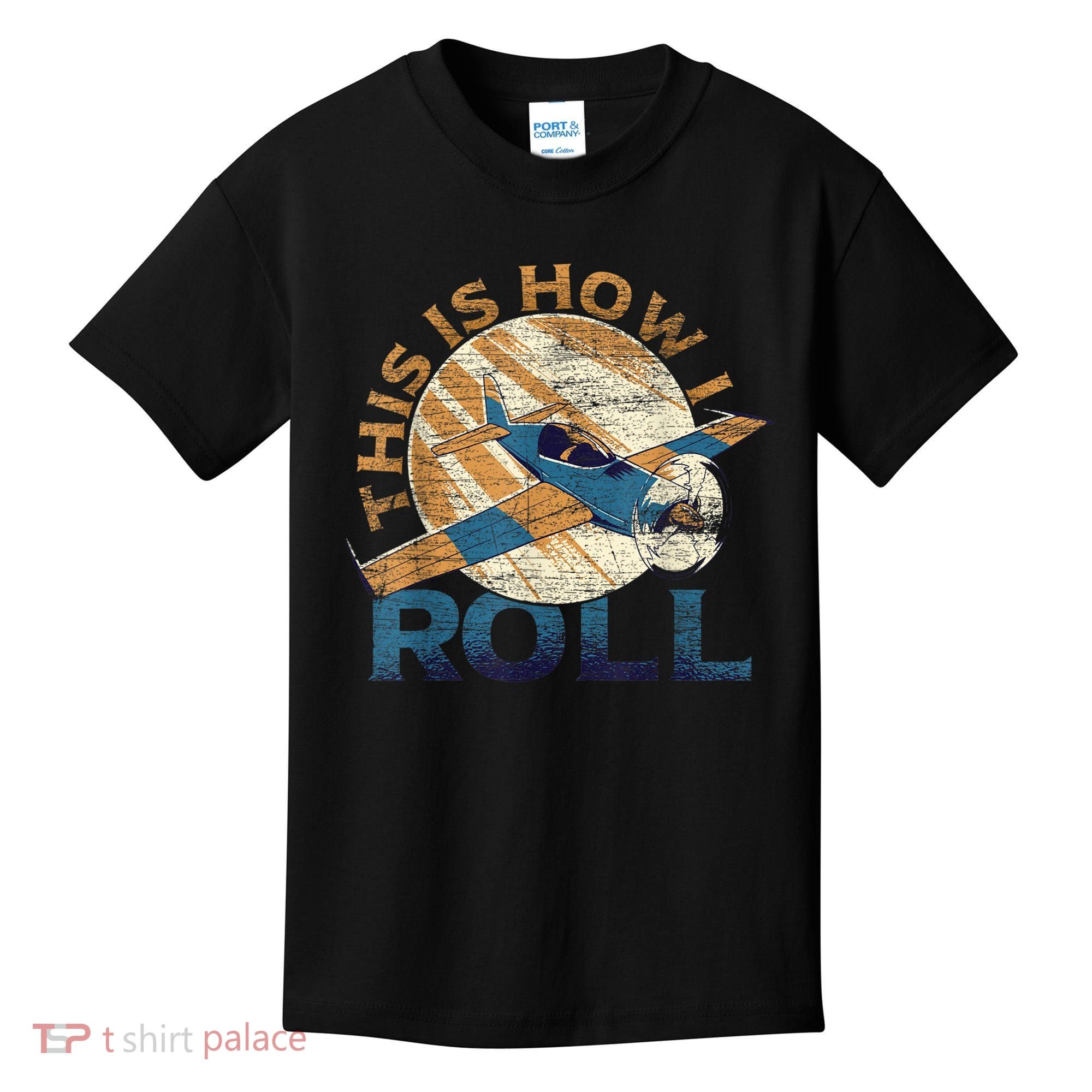 This Is How I Roll Pilot Kids T-Shirt