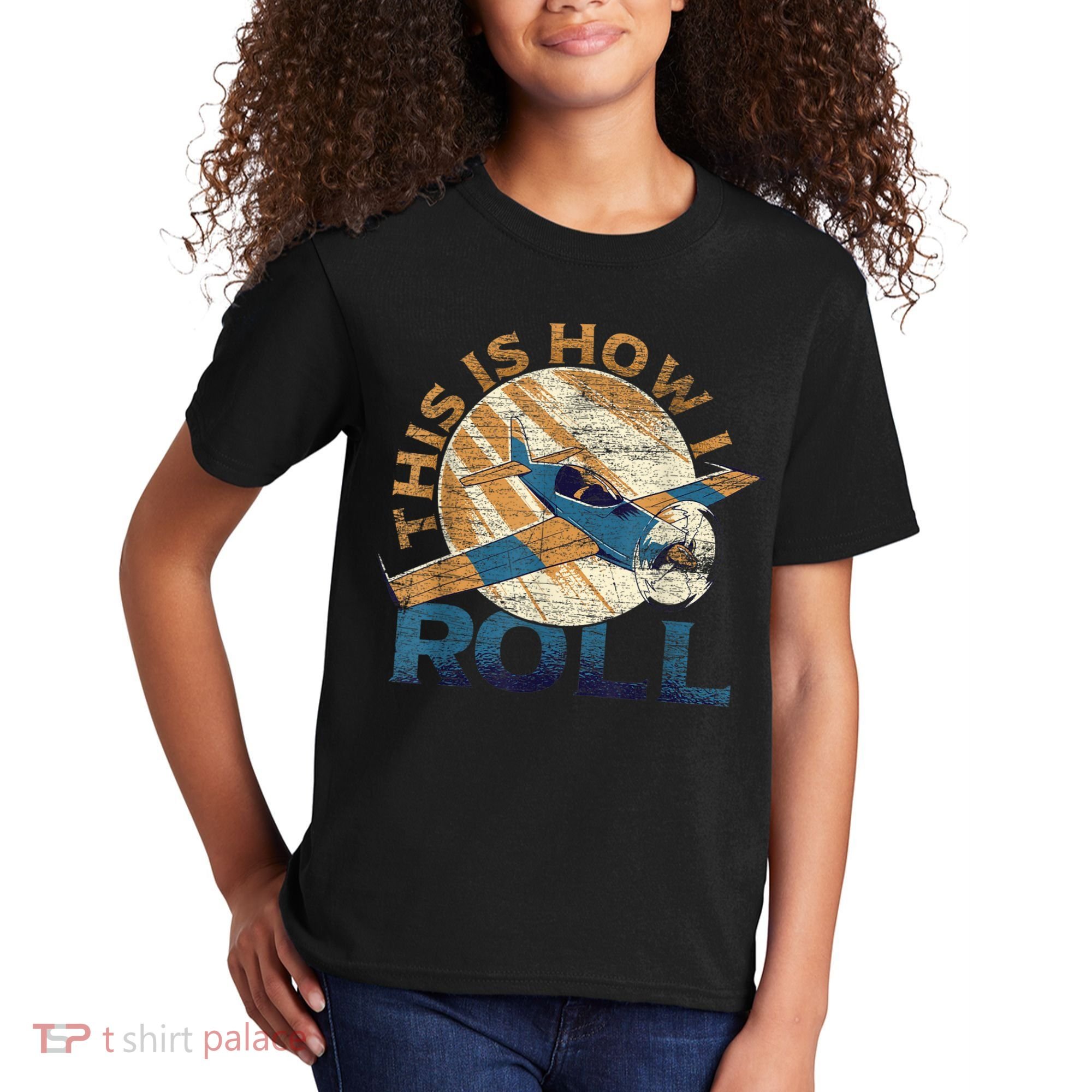 This Is How I Roll Pilot Kids T-Shirt