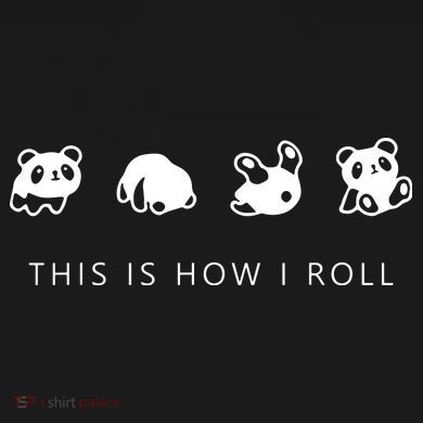 This Is How I Roll Panda Wool Snapback Cap