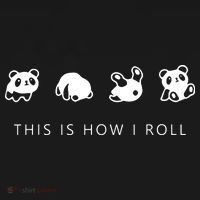 This Is How I Roll Panda Wool Snapback Cap thumb 2