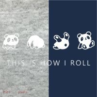 This Is How I Roll Panda Kids Colorblock Raglan Jersey thumb 2