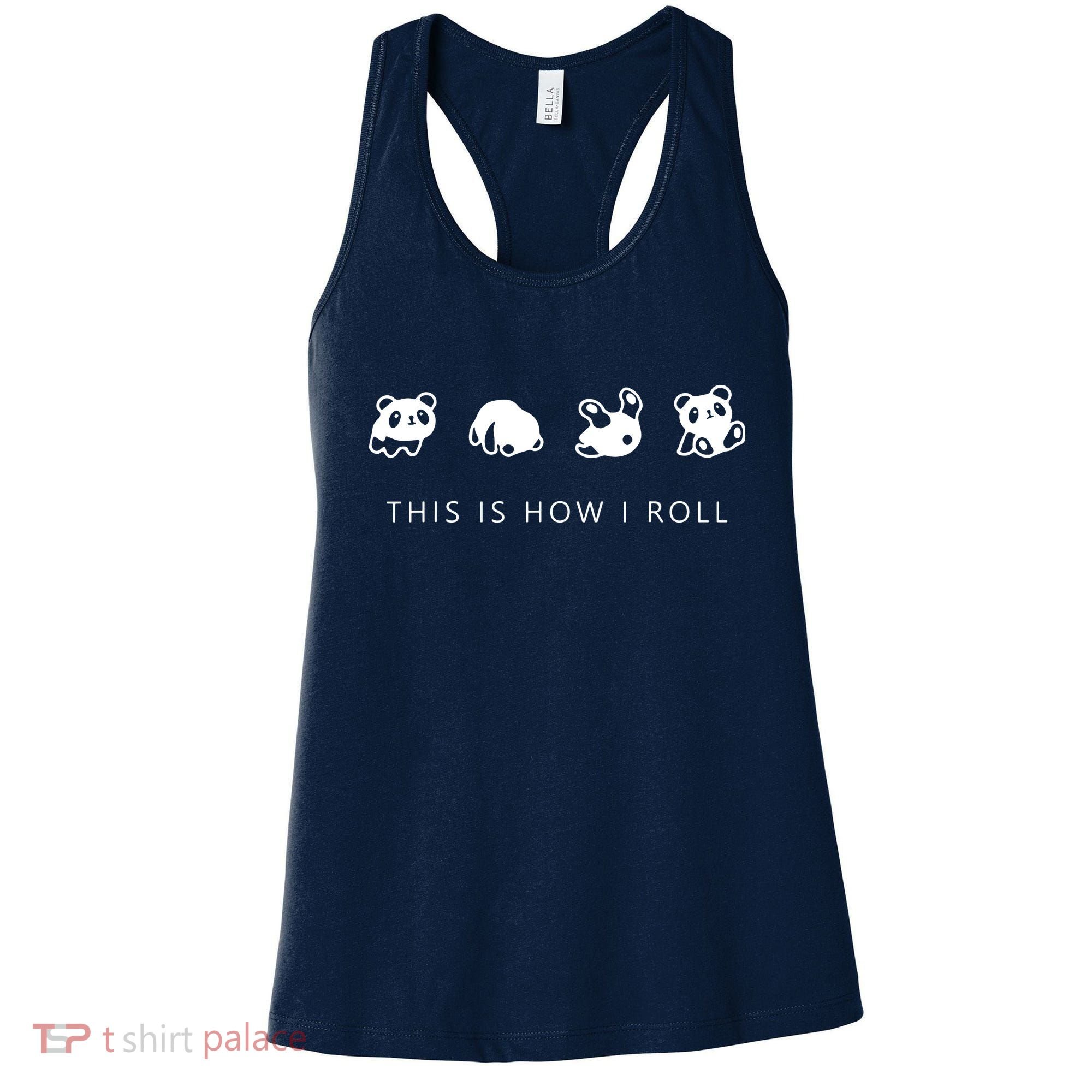 This Is How I Roll Panda Women's Tank Top
