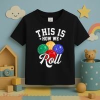 THIS IS HOW WE ROLL BOCCE BALL Toddler T-Shirt thumb 3