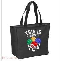 THIS IS HOW WE ROLL BOCCE BALL Tote Bag thumb 2