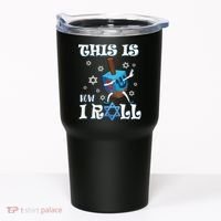 This Is How I Roll Hanukkah Chanukkah Dreidel Jewish Tumbler thumb 0