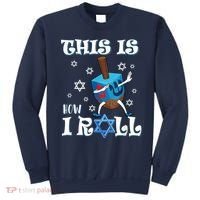 This Is How I Roll Hanukkah Chanukkah Dreidel Jewish Sweatshirt thumb 0