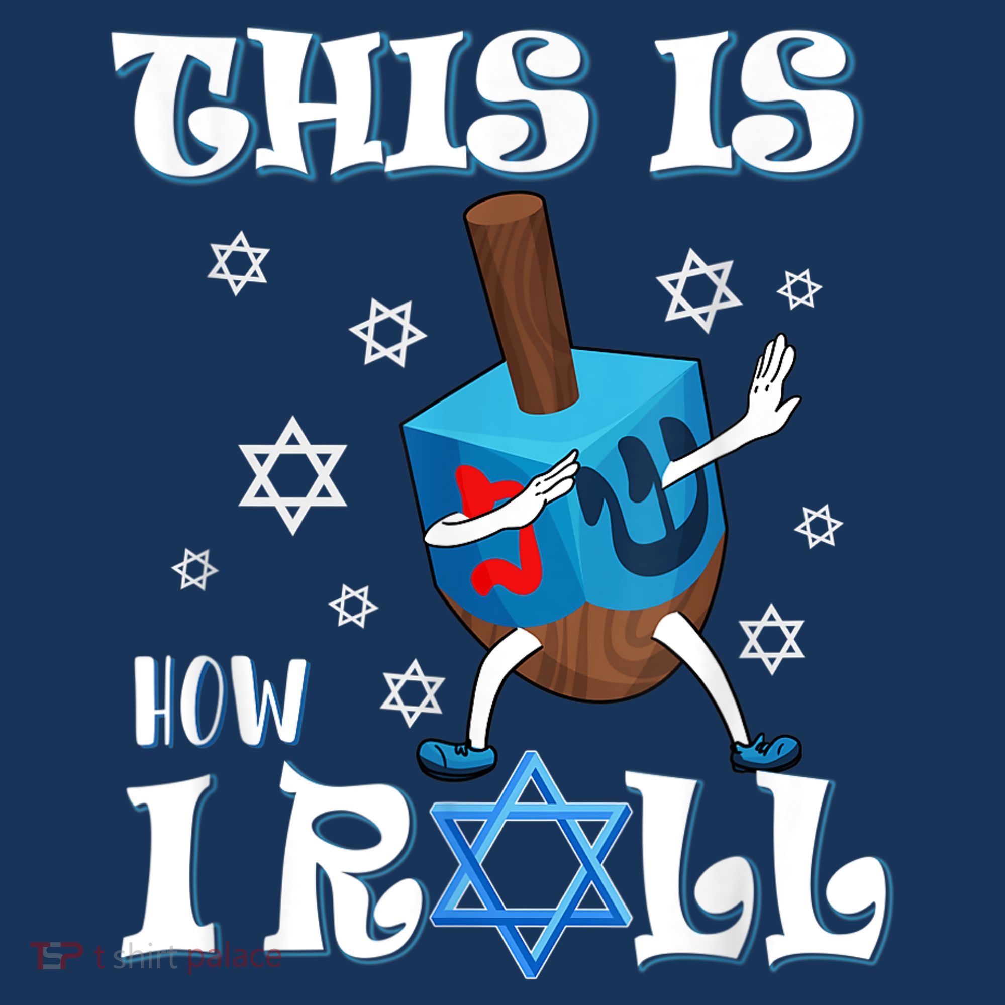 This Is How I Roll Hanukkah Chanukkah Dreidel Jewish Mousepad